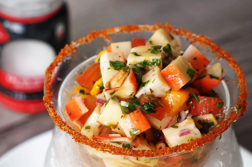 Ceviche De Surimi Con Mango | Escosa de Buen Sabor