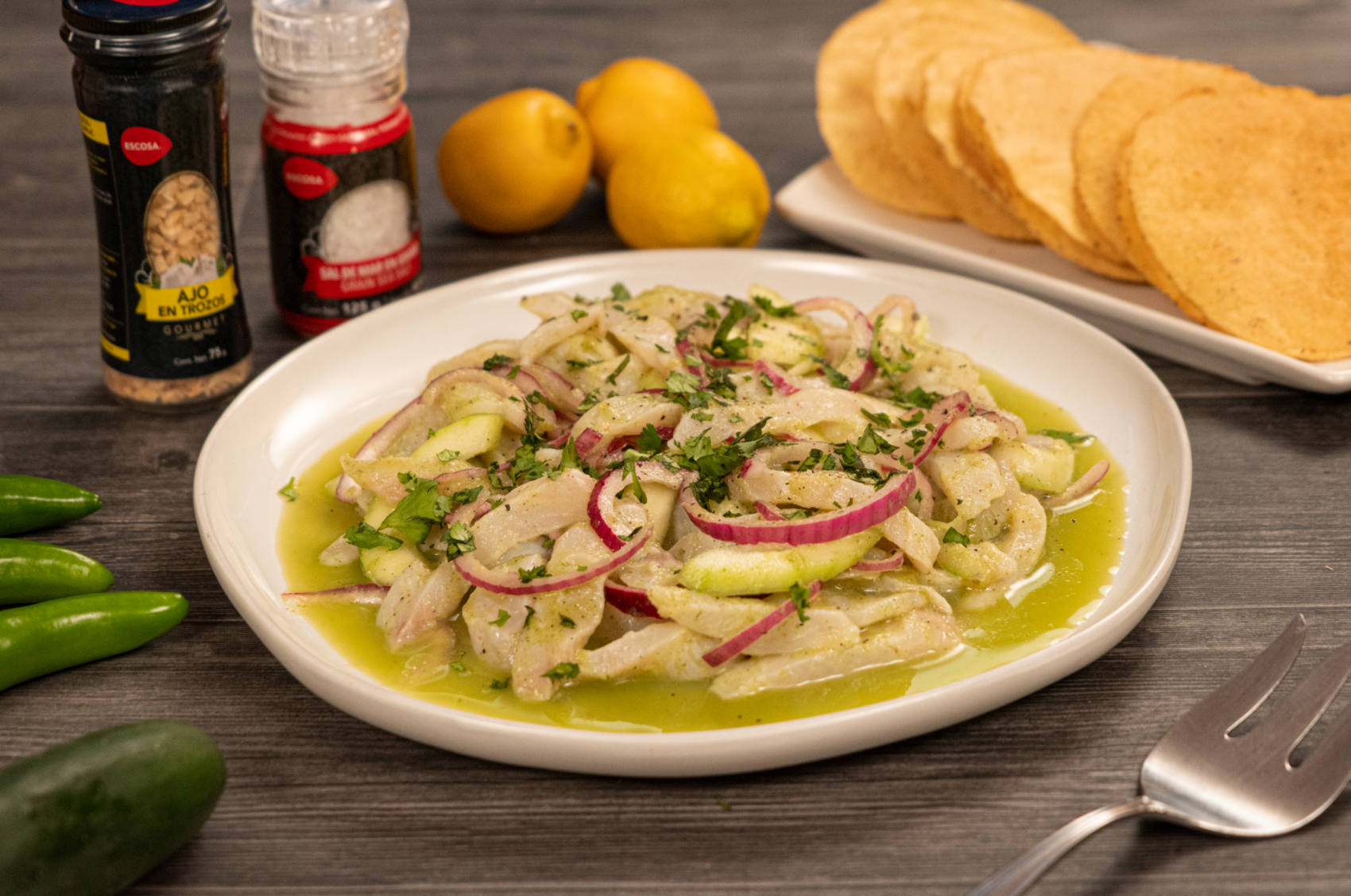 Aguachile Verde de Pescado | Escosa de Buen Sabor