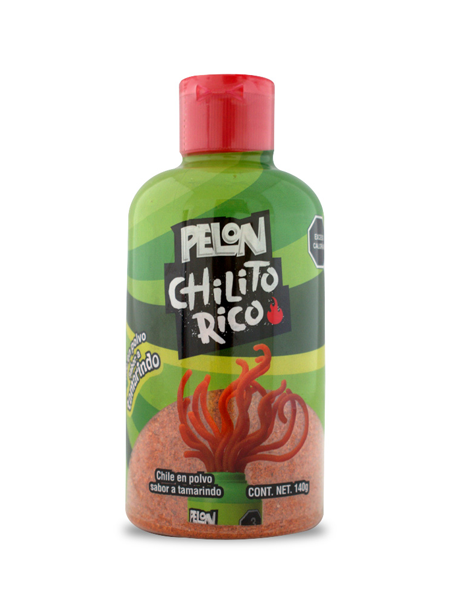 Paletas de fresa con PELON CHILITO RICO